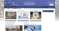 Desktop Screenshot of cabinetlarigaudry.com